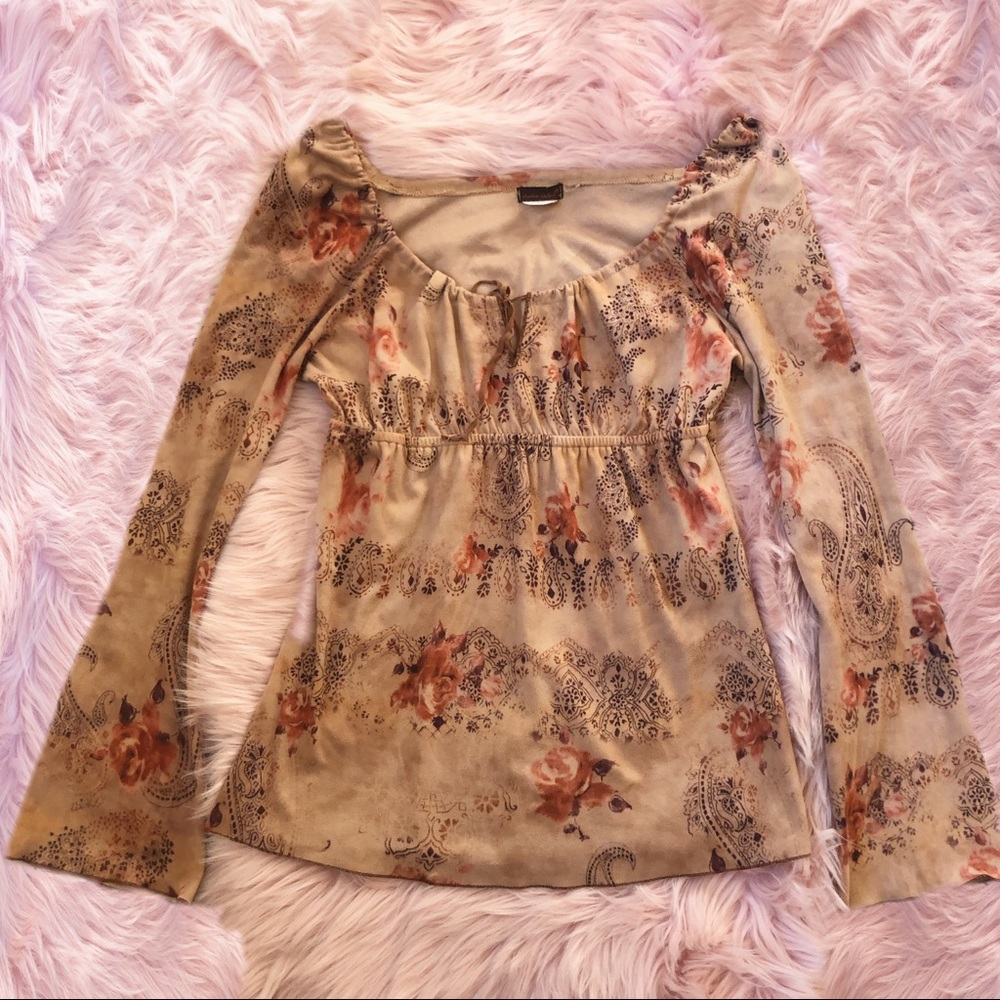 90s milkmaid bell long sleeve